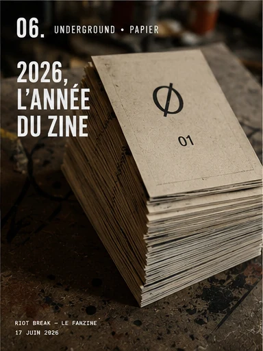 2026, l'année du zine — RIOT BREAK, le fanzine