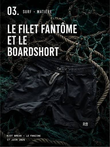 Le filet fantôme et le boardshort — RIOT BREAK, le fanzine